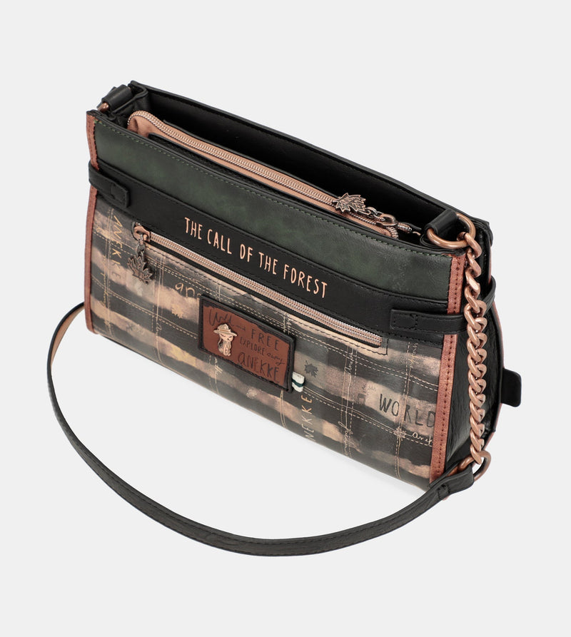 The Forest shoulder bag with metallic appliqués