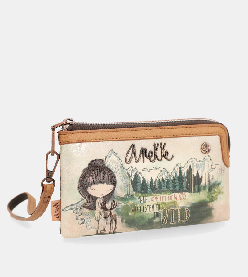 The Forest wallet with hand strap