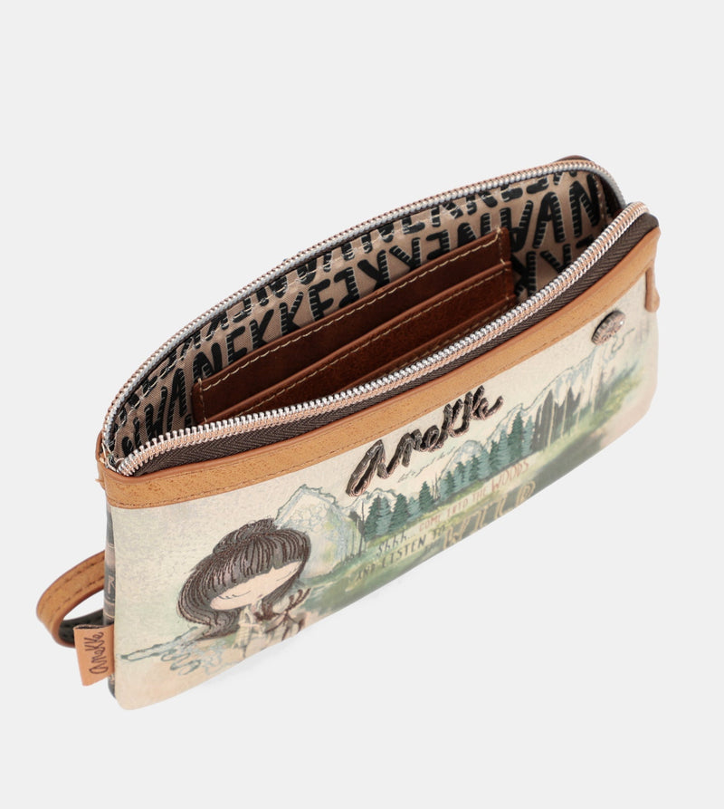 The Forest wallet with hand strap