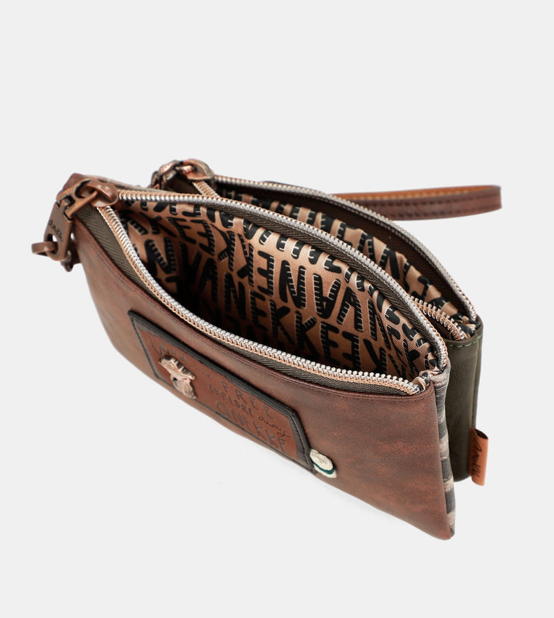 Wild wallet purse with hand strap