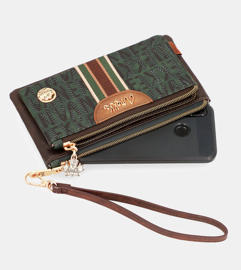 Urban wallet purse with hand strap