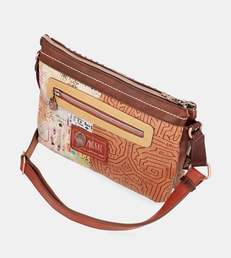 Menire crossbody bag with 2 compartments