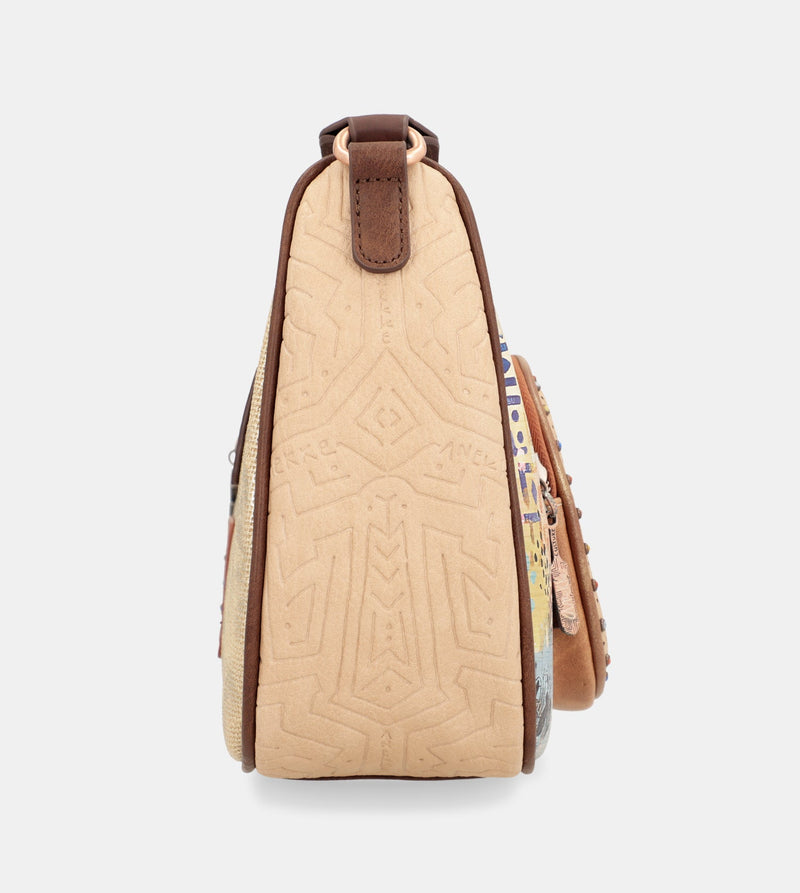 Tribe crossbody bag with mini wallet