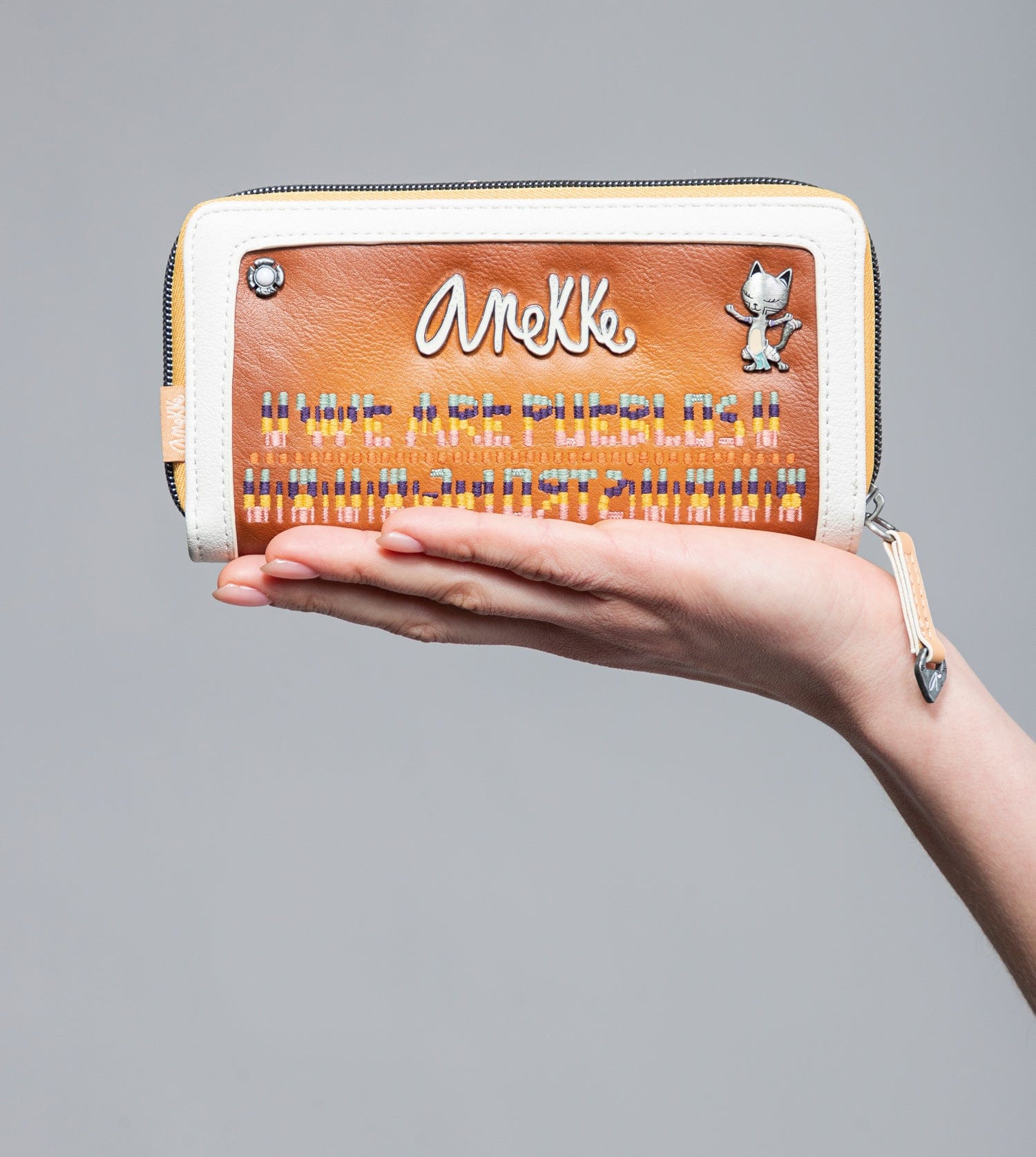 Magic Souls RFID brown wallet