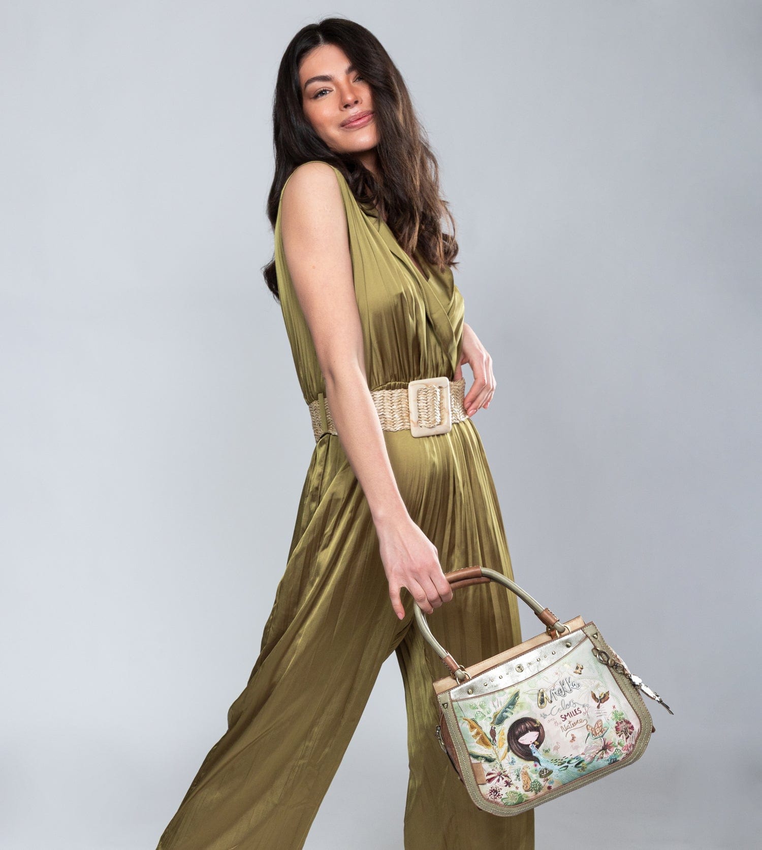 Amazonia printed bowling bag