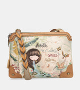 Amazonia crossbody bag with 3 compartments