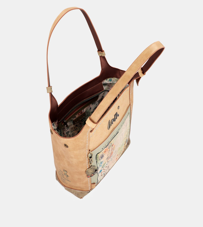 Butterfly large crossbody bag