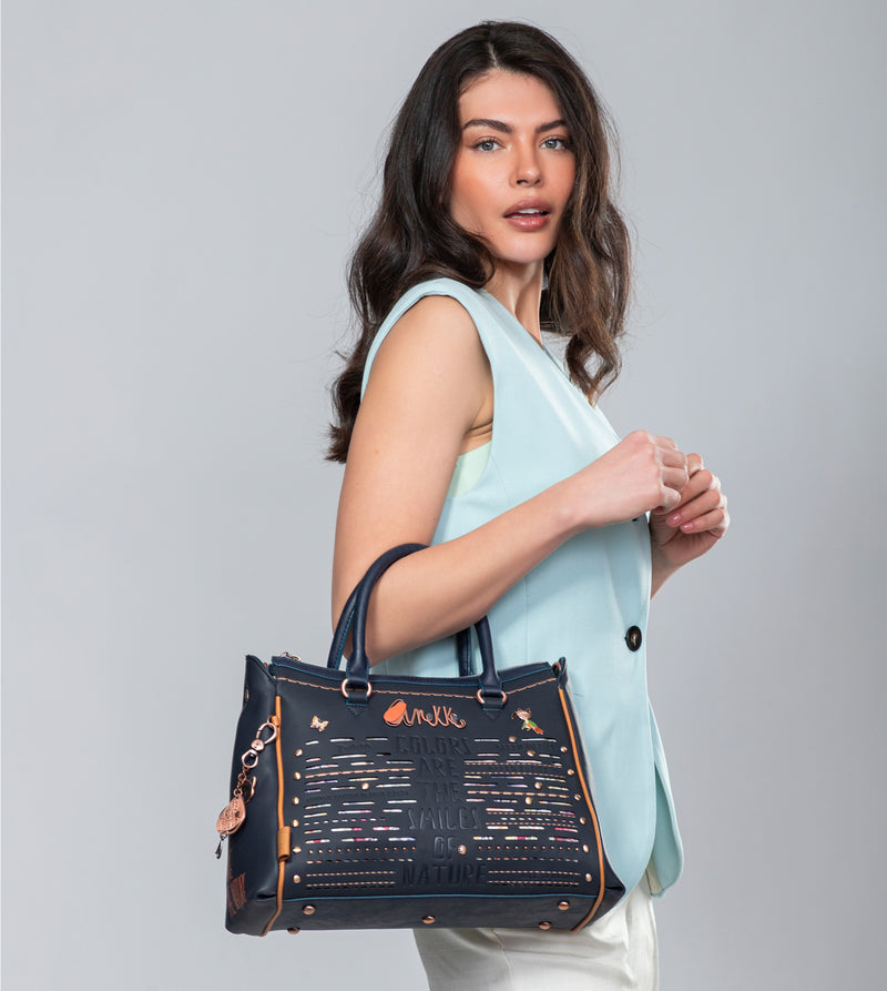 Nature Pachamama navy blue doctor bag