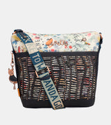 Nature Pachamama navy blue large crossbody bag