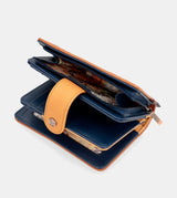 Nature Pachamama medium RFID wallet navy blue