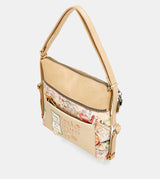 Nature Pachamama convertible golden bag into a rucksack