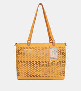 Nature Pachamama ochre large tote bag