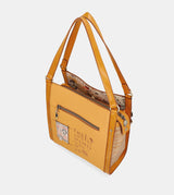 Nature Pachamama ochre crossbody bag