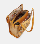 Nature Pachamama ochre crossbody bag