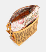 Nature Pachamama ochre large messenger bag