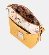 Nature Pachamama ochre large messenger bag