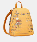 Nature Pachamama ochre backpack