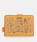 Nature Pachamama medium RFID wallet ochre ocher