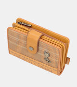 Nature Pachamama medium RFID wallet ochre ocher