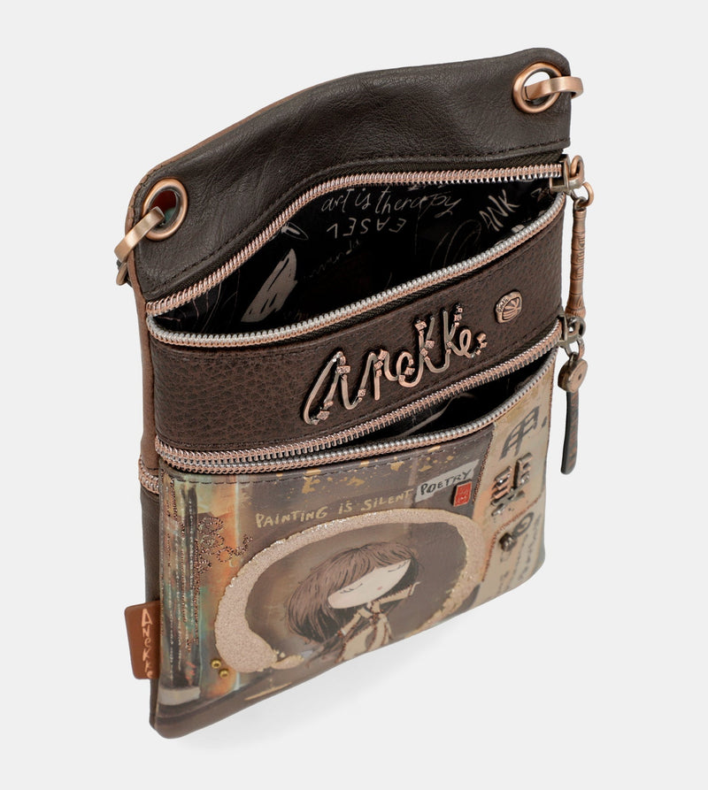 Shōen brown shoulder bag