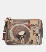 Shōen triple compartment purse