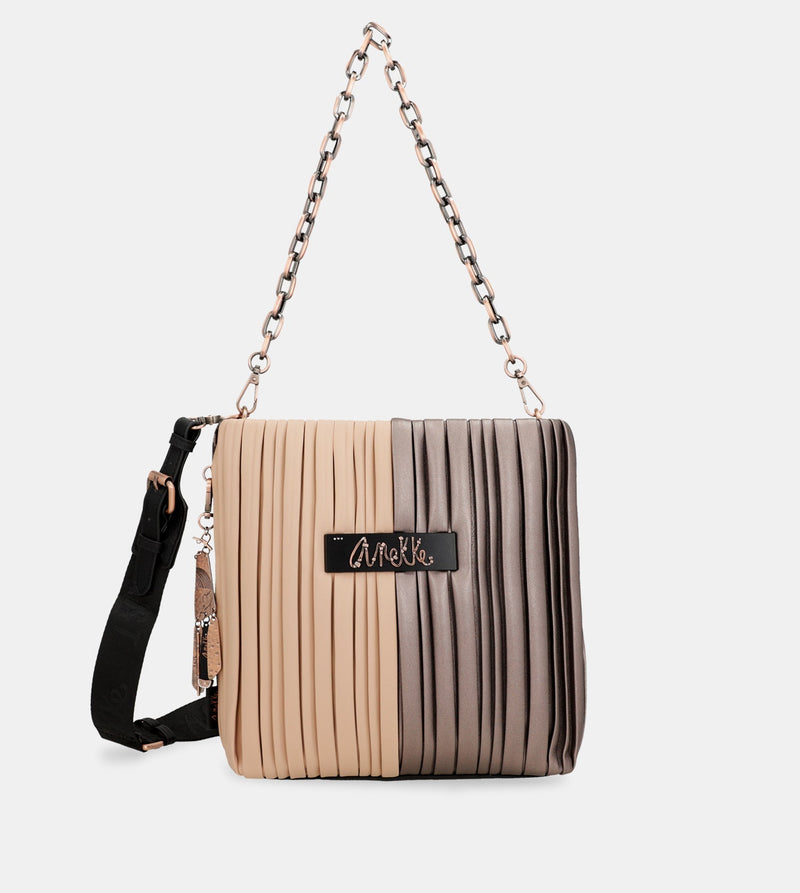 Shōen Palette double-sided pleated shoulder bag