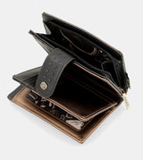 Nature Shodō black flexible RFID wallet