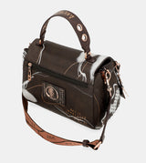 Nature Shodō brown flap bag
