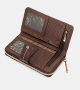 Nature Shodō Large Brown RFID Wallet Nature Shodō