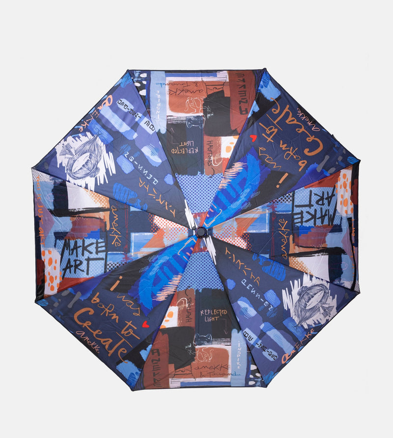 Contemporary automatic folding umbrella