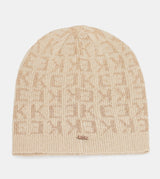 Beige Contemporary Wool Hat