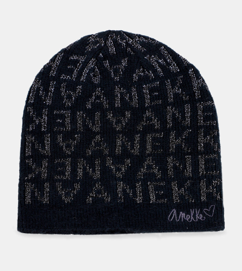 Navy Blue Contemporary Wool Hat