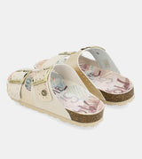 Women's gold bio sandals