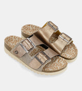 Women's bronze bio sandals