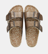 Women's bronze bio sandals