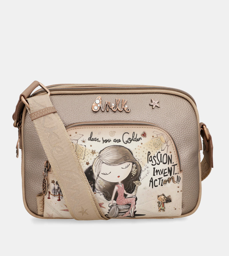 Hollywood double compartment crossbody bag