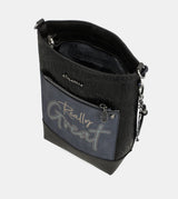 Studio navy blue medium crossbody bag