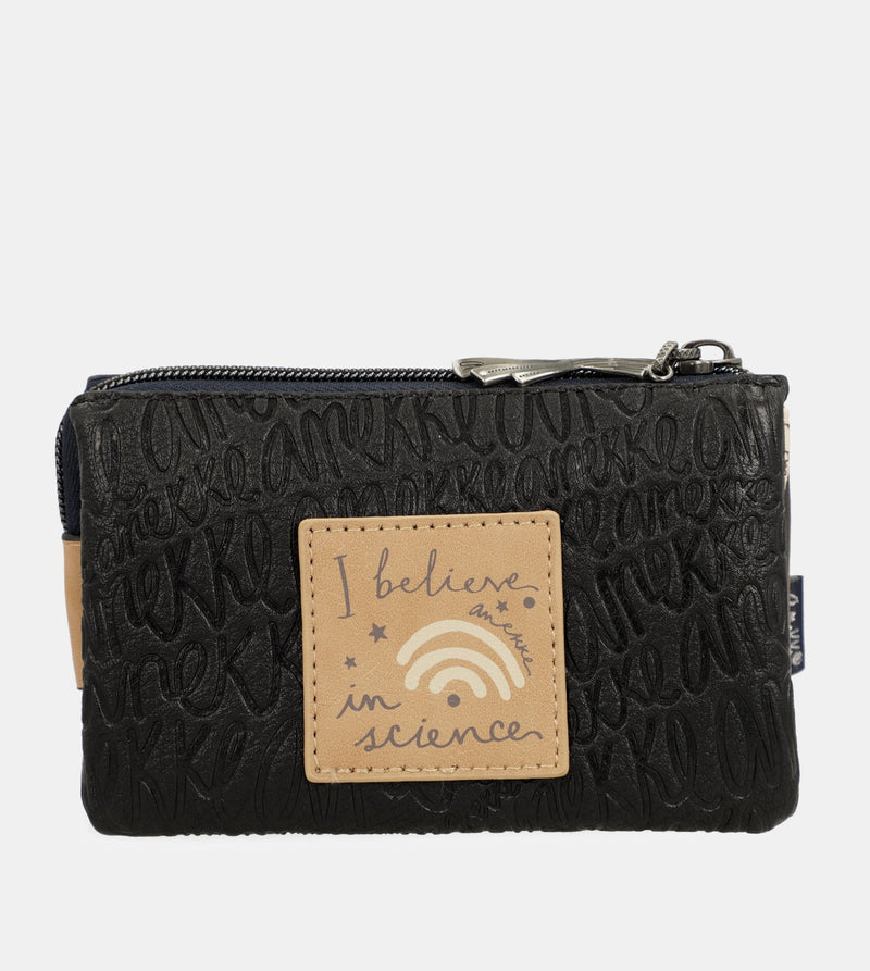 Studio navy blue triple coin purse