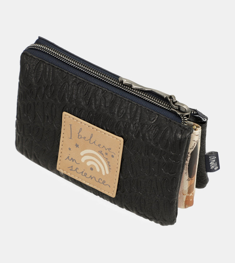 Studio navy blue triple coin purse