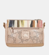 Studio nude 3-compartment crossbody bag