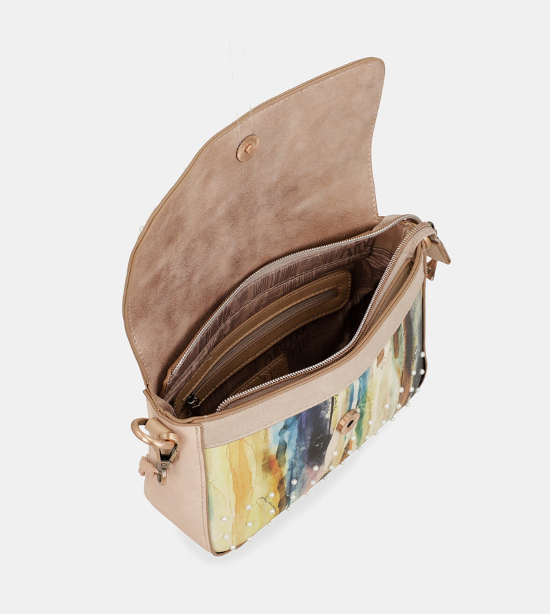 Anekke Studio nude baguette bag