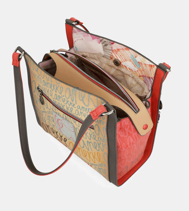 Fashion 3-compartment tote