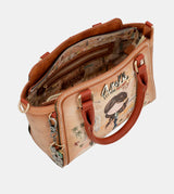 Peace & Love camel bowling bag