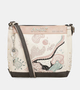 Psicodelic 3-compartment crossbody bag