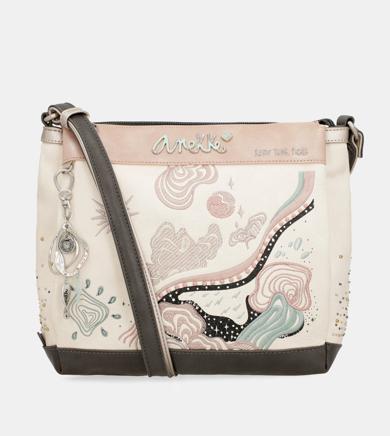Psicodelic 3-compartment crossbody bag