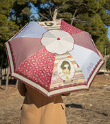 Patchwork manual umbrella