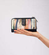 Studio navy blue flexible RFID wallet