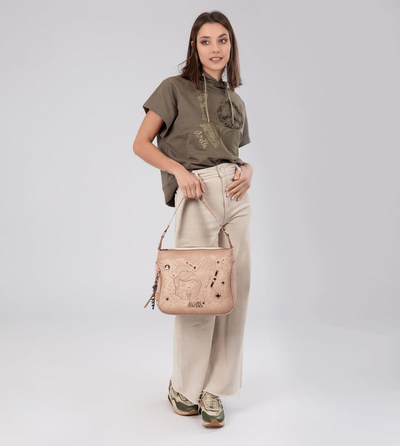 Studio nude shoulder bag