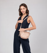 Studio nude oval crossbody bag