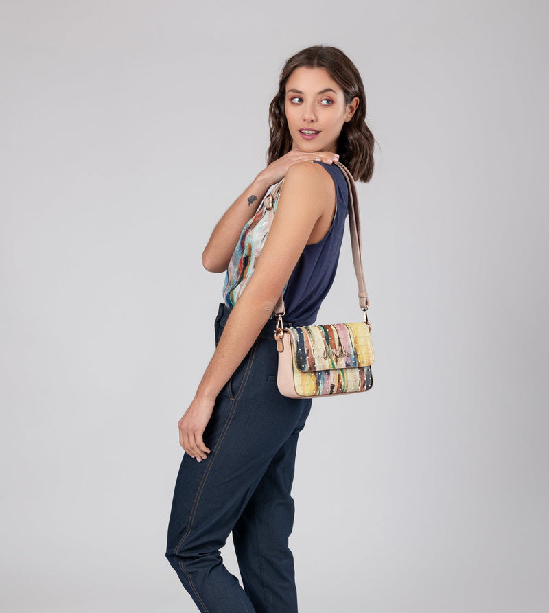 Anekke Studio nude baguette bag